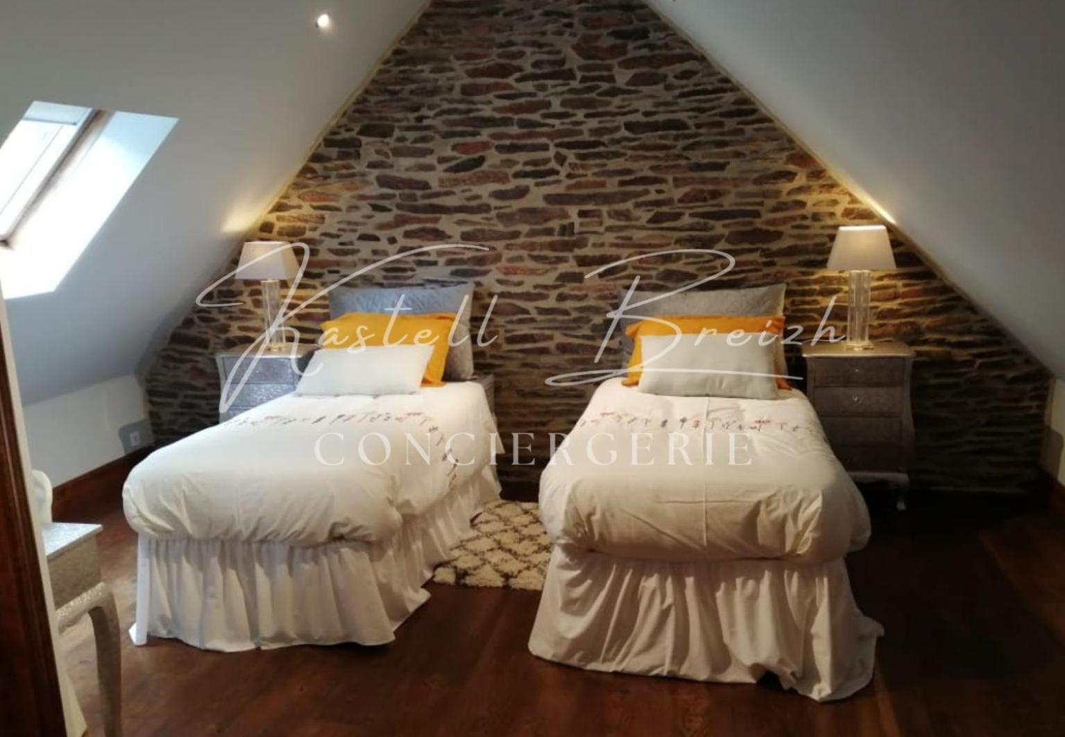 Вилла La Longere Du Manoir Laniscat Экстерьер фото