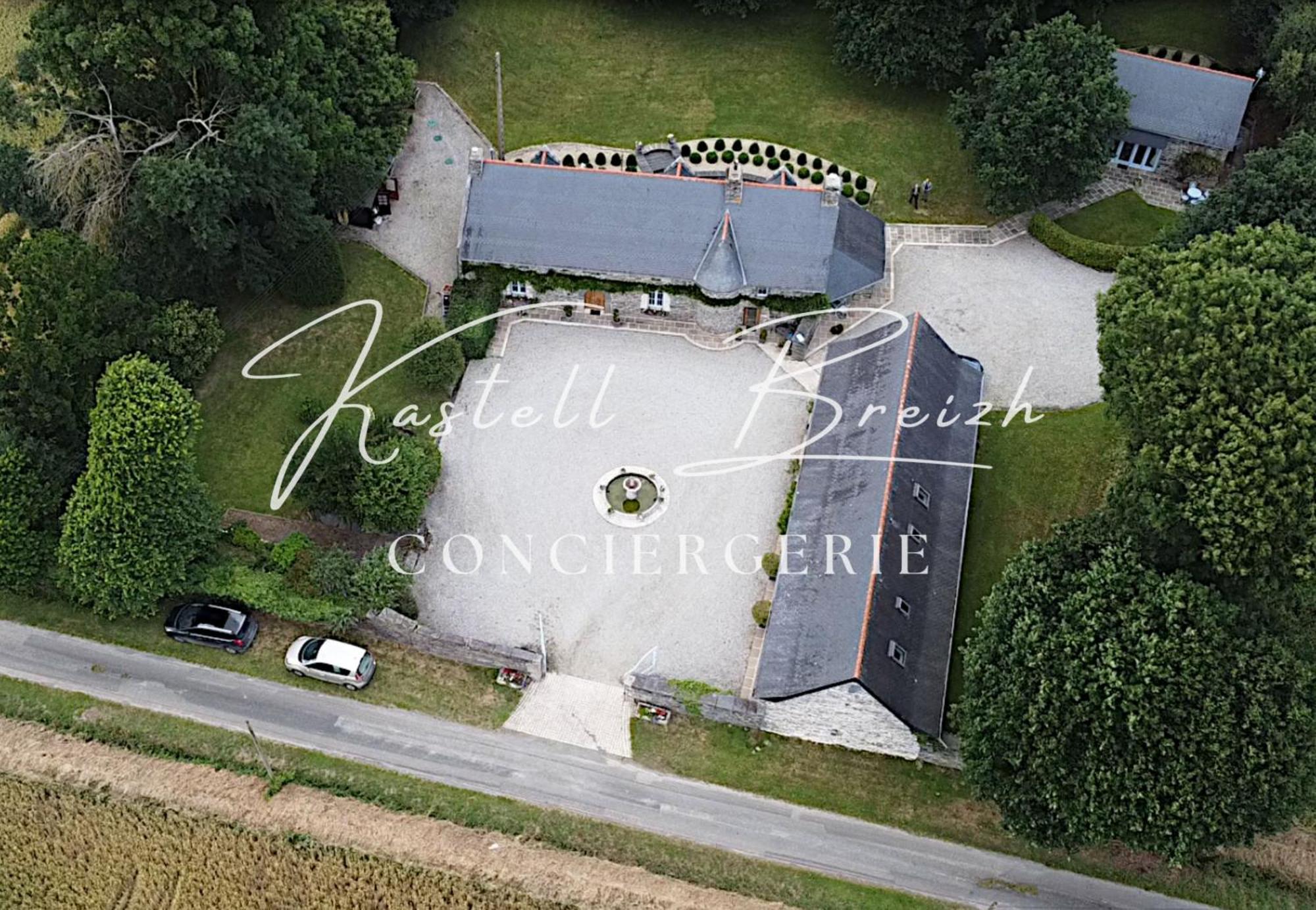 Вилла La Longere Du Manoir Laniscat Экстерьер фото
