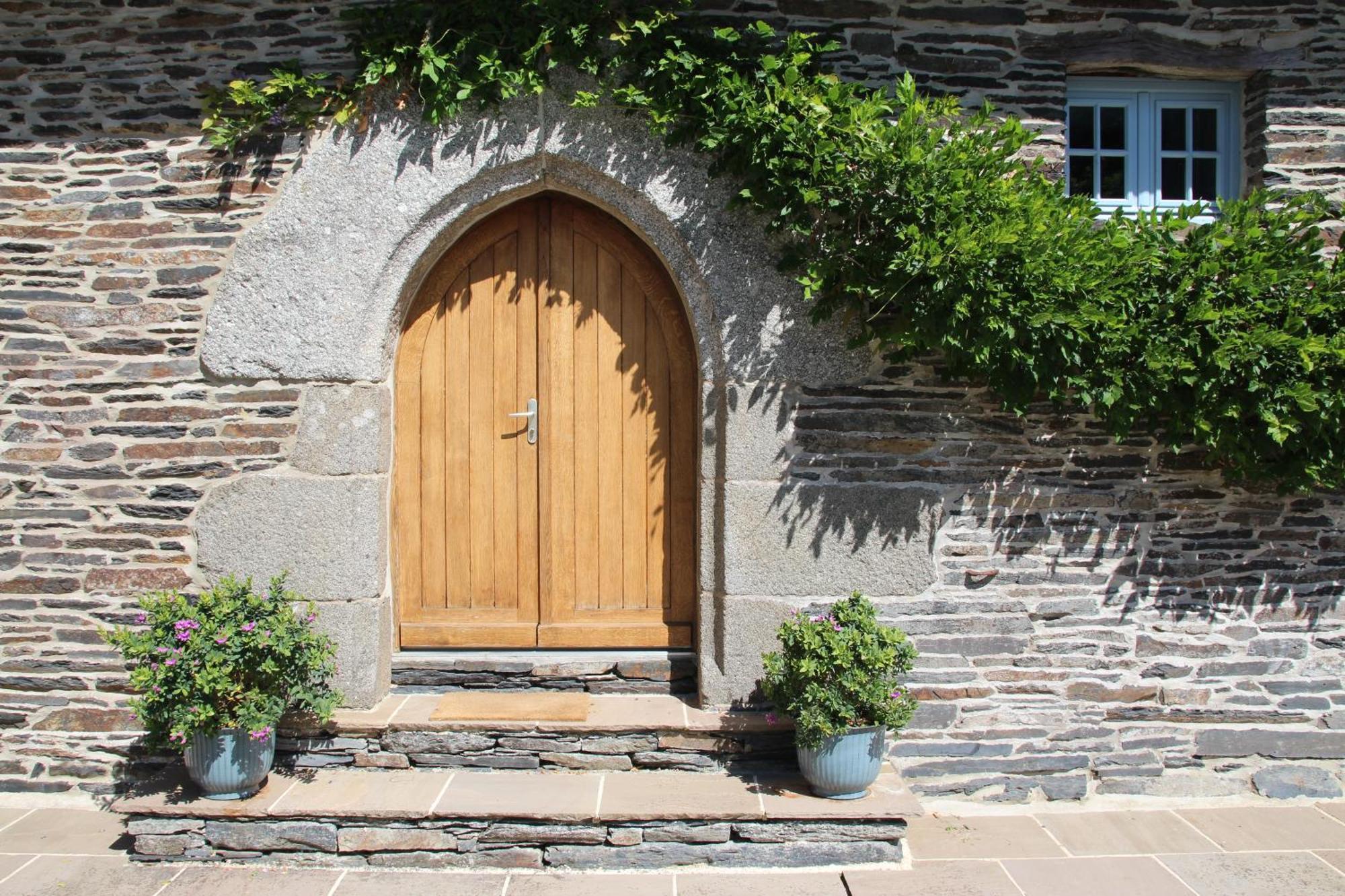Вилла La Longere Du Manoir Laniscat Экстерьер фото
